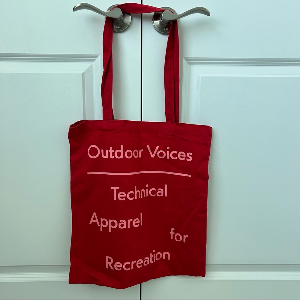 Outdoor Voices Chicago Canvas Tote.